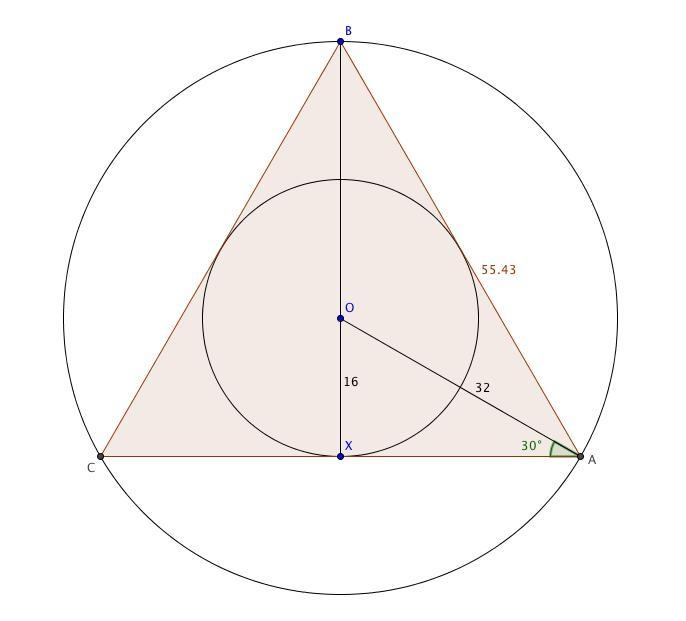 I don't really know how to figure this question out... For a regular triangle, find-example-1