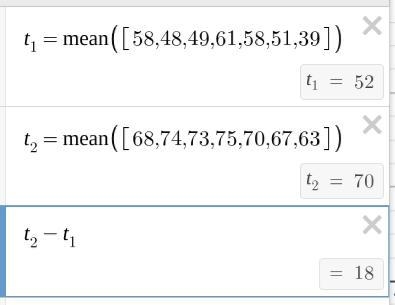 The data below shows the temperature of the water in a swimming pool over a two week-example-1