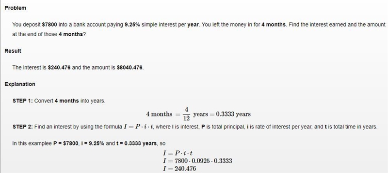 Find the simple interest. Round to the nearest cent. $7,800 at 9.25% for 4 months-example-1