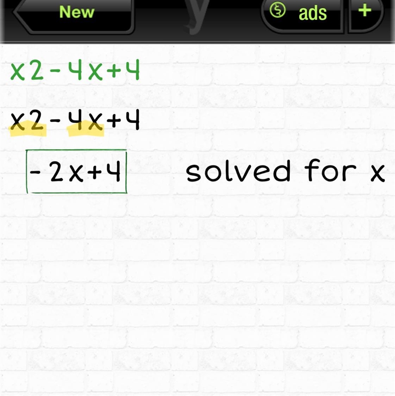 What is the Factor. x2−4x+4-example-1