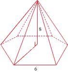 Find the total area the regular pyramid. T. A. =-example-1