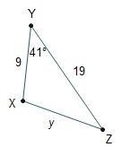 Law of cosines: a2 = b2 + c2 – 2bccos(A) Which equation correctly uses the law of-example-1