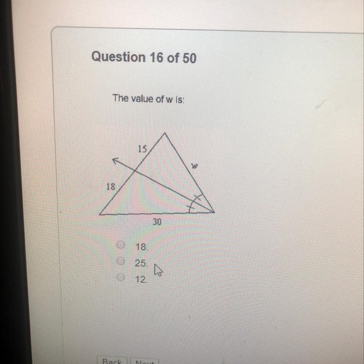 The value of w is 18 25 12-example-1