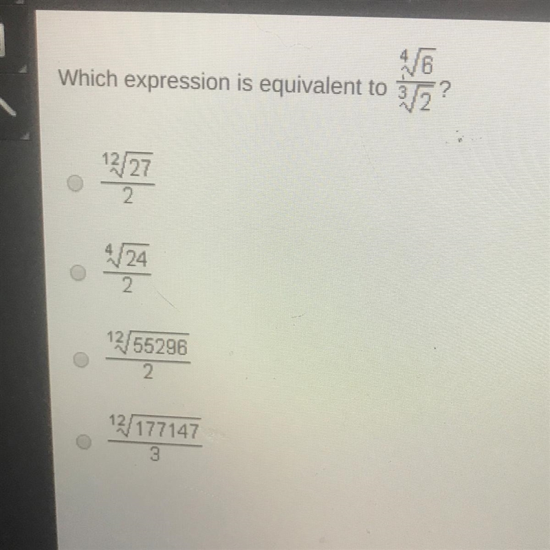 Which expression is equivalent?-example-1