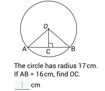 Find the length of line OC.-example-1