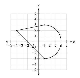 This figure is made up of a triangle and a semicircle. What is the area of the figure-example-1