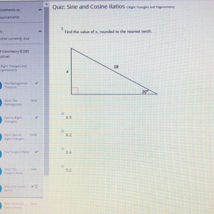 Find the value of x, rounded to the nearest tenth-example-1