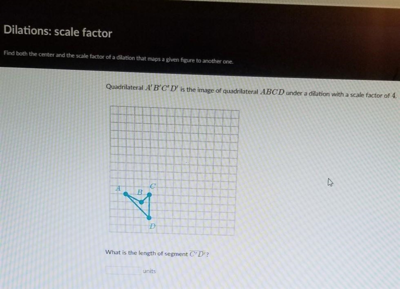 Does anyone know how to Dilate this scale factor because I don't and need help on-example-1