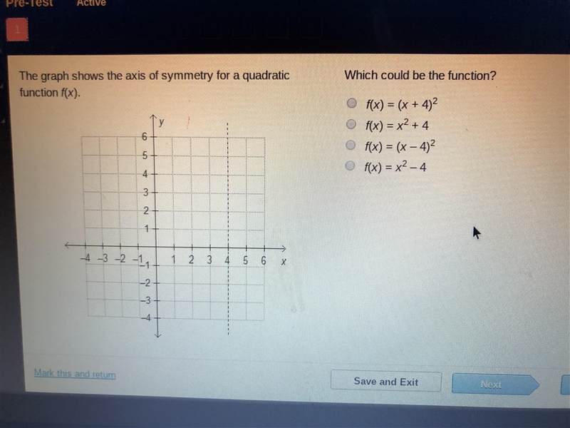 PLEASE help asap if u know the answer!!!! quadratic functions:vertex form thank you-example-1