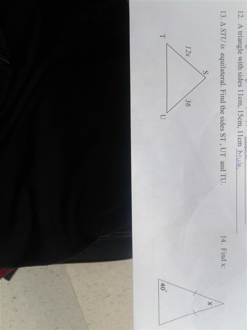 Stu is equilateral. Find the sides St,Ut and tu? Can someone help?​-example-1