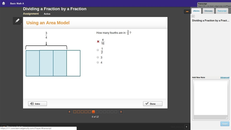 Can someone lend me a hand? How many fourths are in 3/4 answers are in the picture-example-1