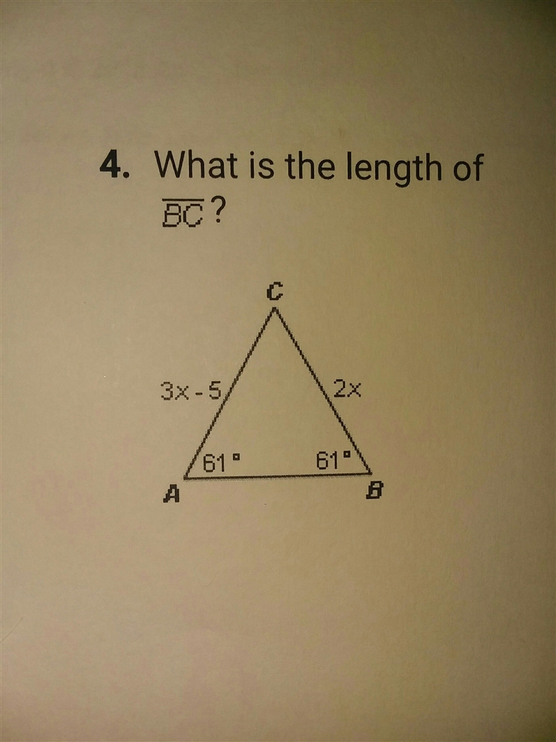 What is the length of line segment "BC"?​-example-1