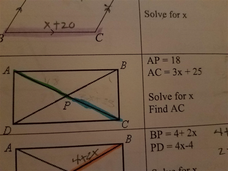 I need help solving for x and finding AC what do I do?-example-1