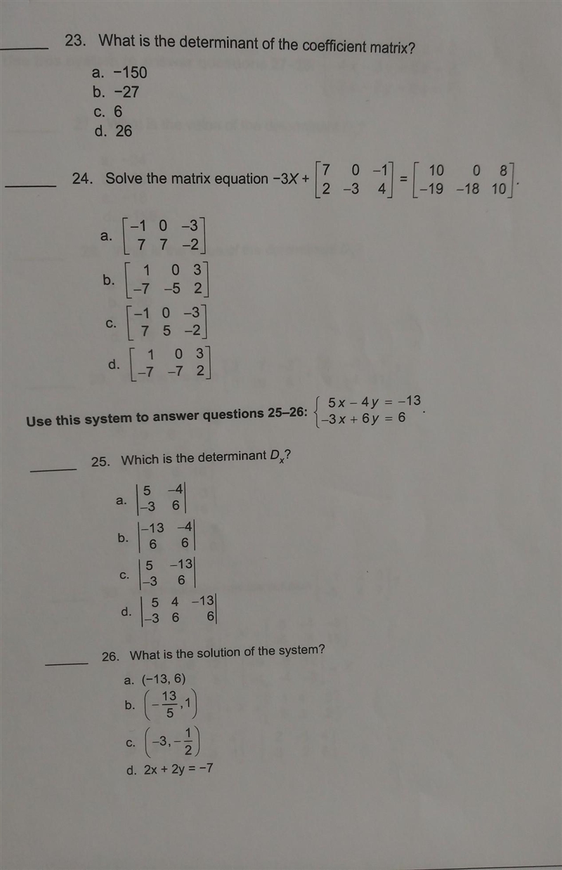 Questions 23-26 I need help with​-example-1