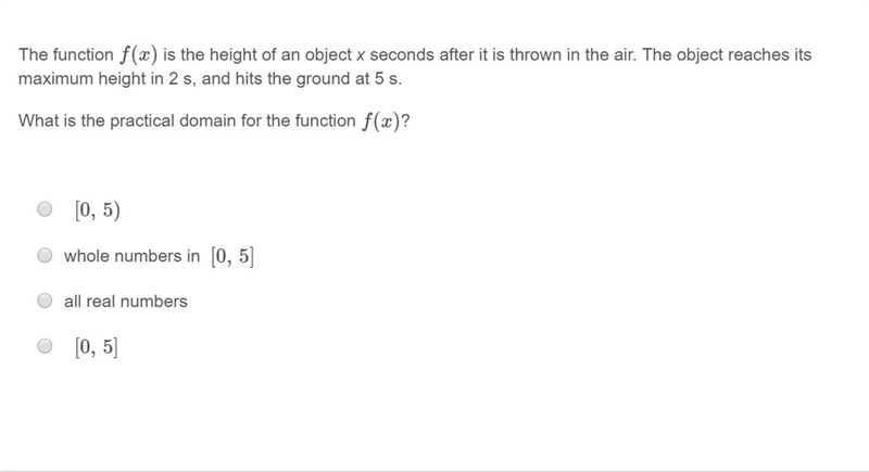 PLEASE HELP ASAP!!! CORRECT ANSWER ONLY PLEASE!!! The function ​f(x)​ is the height-example-1