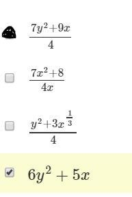 Which expressions are polynomials? Select each correct answer.-example-1