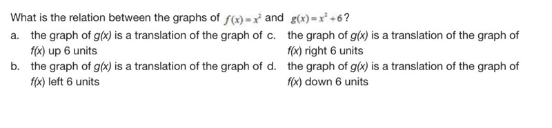 What is the relation between the graphs-example-1