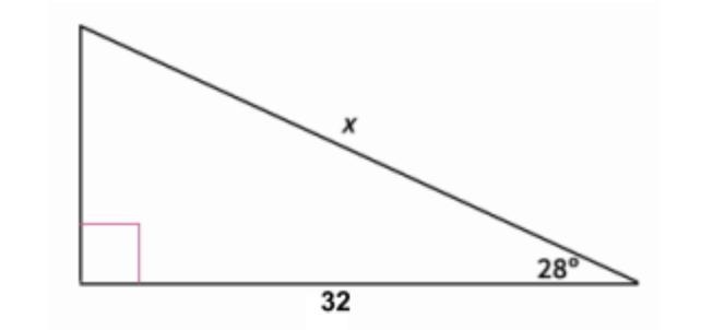 Find the value of x, rounded to the nearest tenth.-example-1