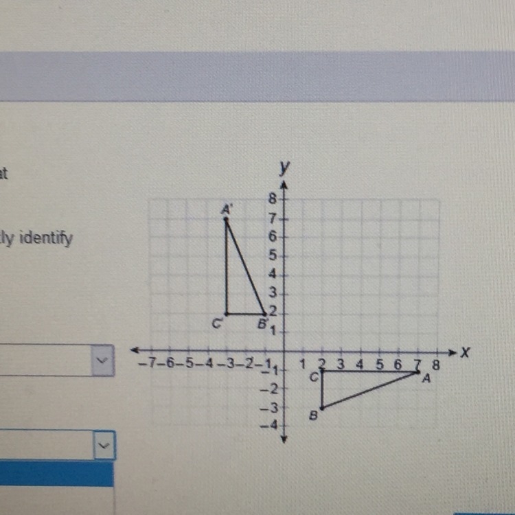 What is the sequence of transformations that maps abc to a’b’c’ ? Select from the-example-1