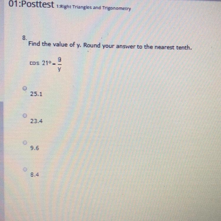 Find the value of y. Round your answer to the nearest tenth-example-1