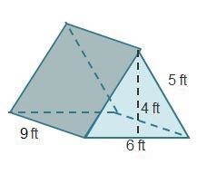 What is the surface area of the triangular prism?-example-1