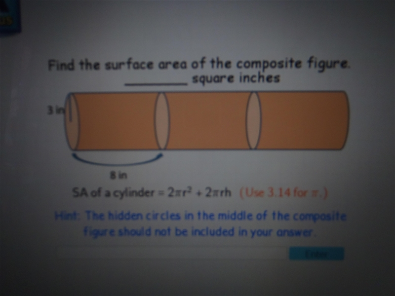 Find the surface area of the composite figure.-example-1