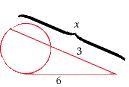 Find x in picture below. a. 4 b. 6 c.12-example-1