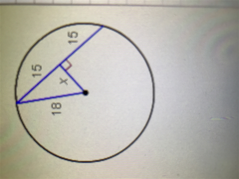 PLEASE HELP ASAP!!! Find the value of x to the nearest tenth.-example-1