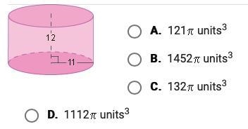 What is the volume of the cylinder shown below?-example-1