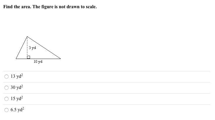 Find the area. The figure is not drawn to scale.-example-1