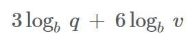 Write the expression as a single logarithm.-example-1