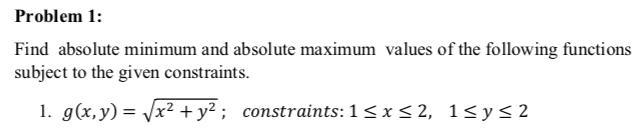 I get x/(sqrt(x^2+y^2)) and y/(sqrt(x^2+y^2)) If I then make them equal to zero I-example-1