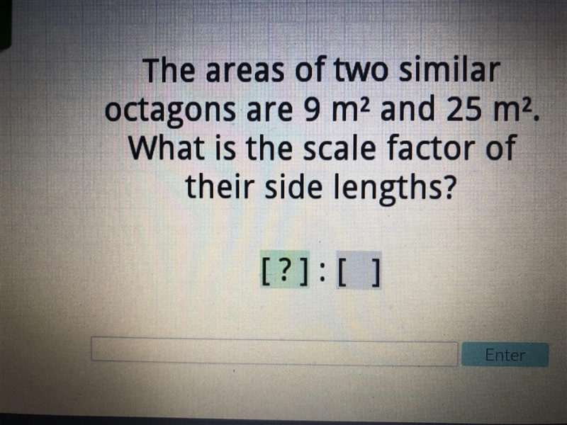 Please help me find the area of two similar octagons-example-1