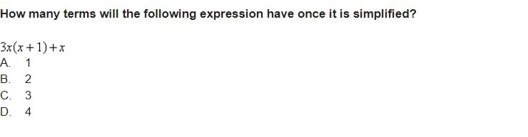 How many terms will the following expression have once it is simplified?-example-1