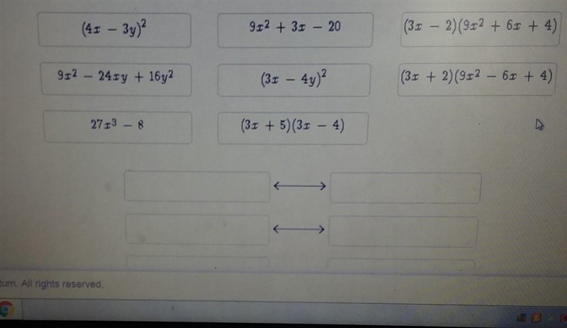 Expand or factor each of the following expressions to determine which expressions-example-1