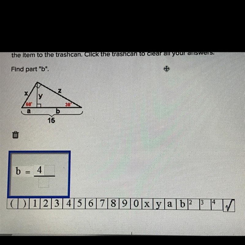 Geometry help! Find part B-example-1