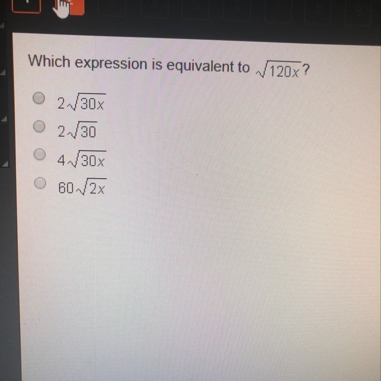 Which expression is equivalent to ^-example-1