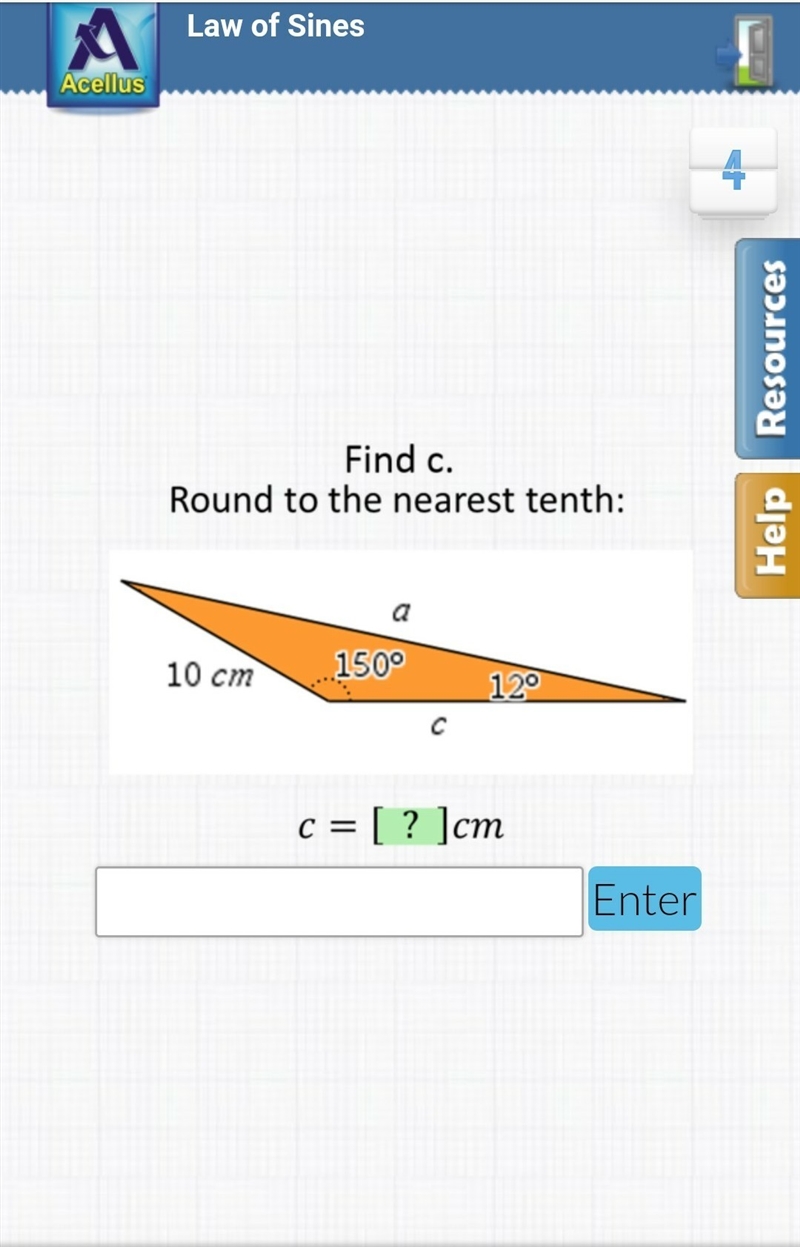 Find C round to the nearest tenth!!!! laws of sines!!!!! please help!​-example-1