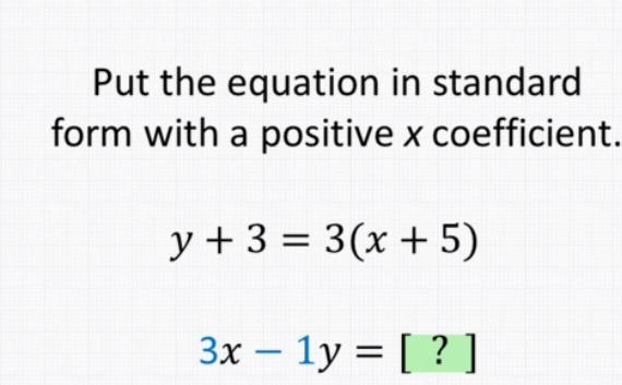 I am having trouble learning how to convert an equation to standard form can someone-example-1