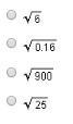 Which of the following is irrational?-example-1