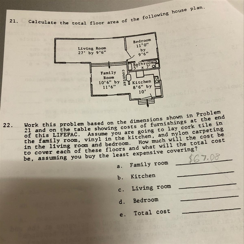 Help me on this please! 22 is for 21. Please let me know if (a) is wrong on 22 family-example-1