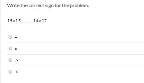 Write the correct sign-example-1