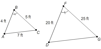 LaShaundra is buying fence for two triangular sections of her garden. How much fence-example-1