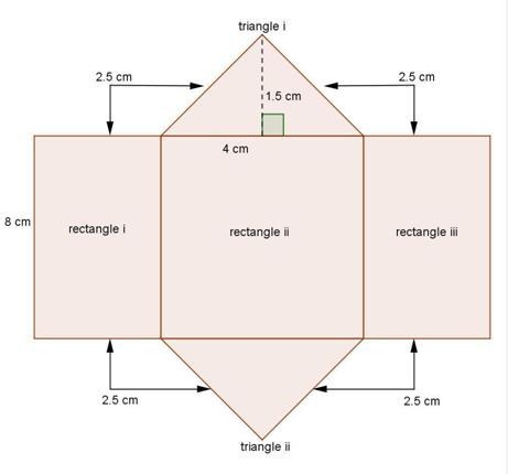 Check comments! Part A What is the area of triangle i? Show your calculation. Part-example-1