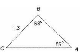 URGENT PLZ Find the length of side __ AC Question options: 1.00 1.30 1.45 1.90-example-1