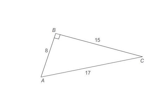 What is the value of sin C ? A. 8/17 B. 15/8 C. 15/17 D. 8/15-example-1