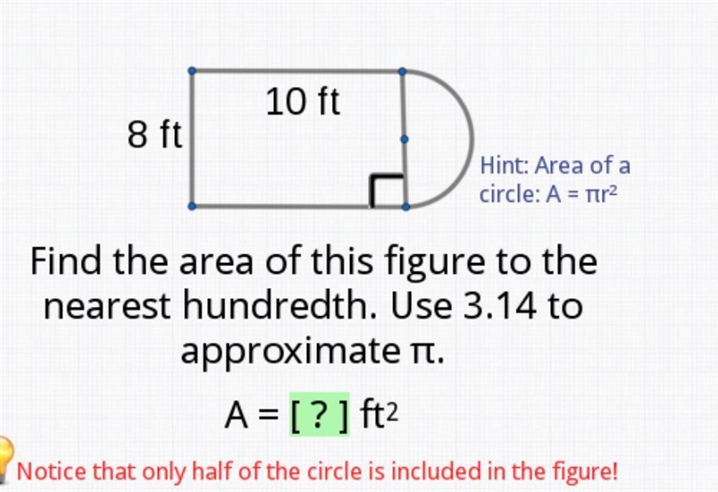 (38 Points) Find the AREA of this figure. Please show work!-example-1