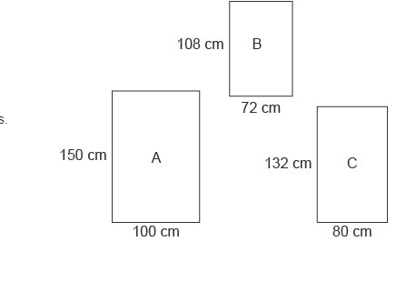 Which pairs of rectangles are similar polygons? Help please Select Similar or Not-example-1