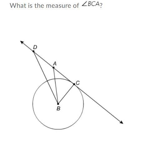 Line AD is a tangent to circle B at point C and m What is the measure of (The answer-example-1