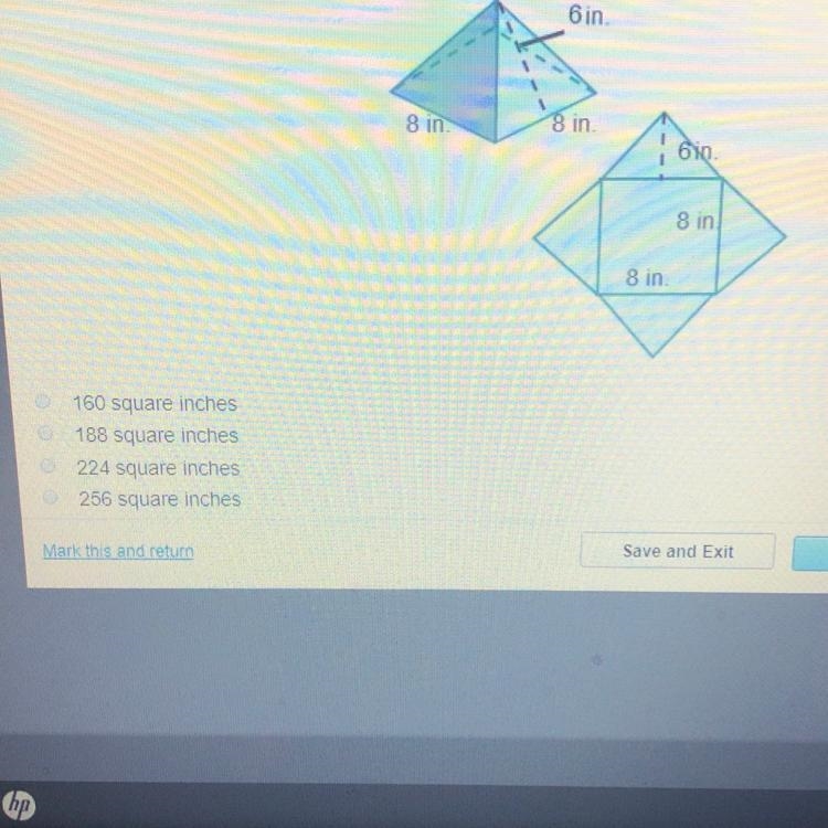 What is the surface area of the pyramid-example-1